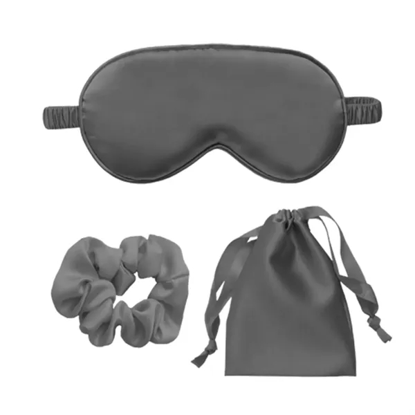 Eye Mask Hair Bands Drawstring Bag Set - Eye Mask Hair Bands Drawstring Bag Set - Image 3 of 7