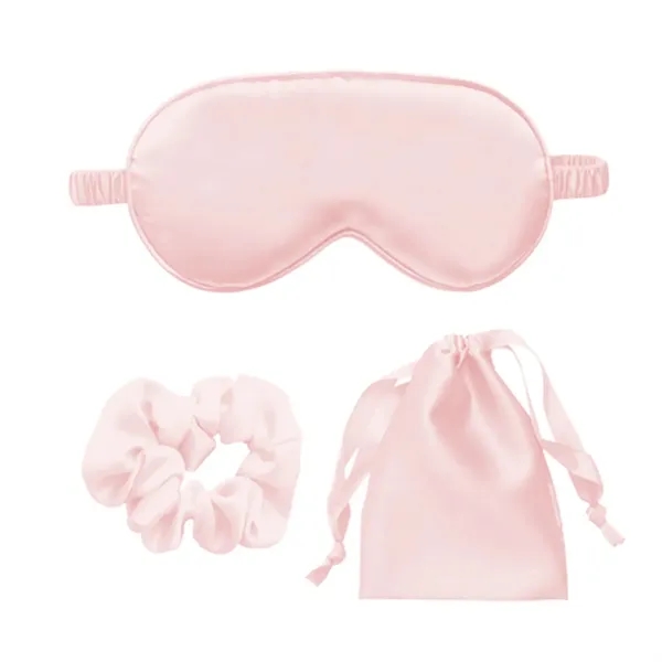 Eye Mask Hair Bands Drawstring Bag Set - Eye Mask Hair Bands Drawstring Bag Set - Image 5 of 7
