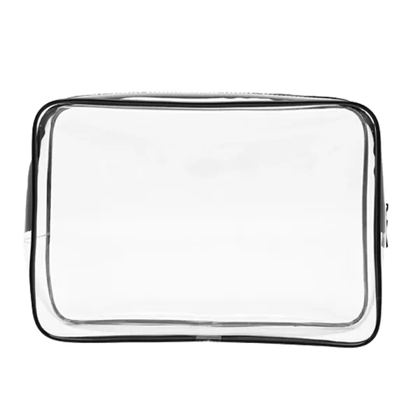 4.7 X 7 X 1.2 Inch Clear Toiletry Bag - 4.7 X 7 X 1.2 Inch Clear Toiletry Bag - Image 1 of 1