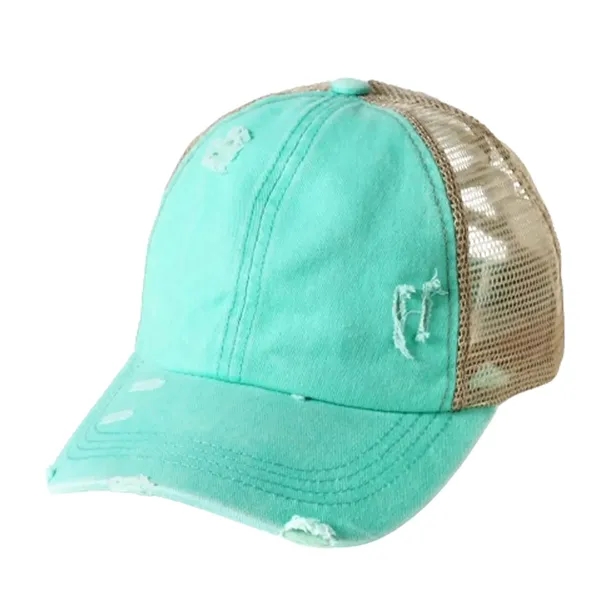 Ponytail Baseball Cap - Ponytail Baseball Cap - Image 3 of 8