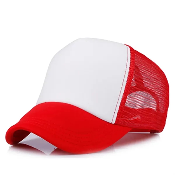 Short Brim Mesh Back Baseball Cap - Short Brim Mesh Back Baseball Cap - Image 6 of 13