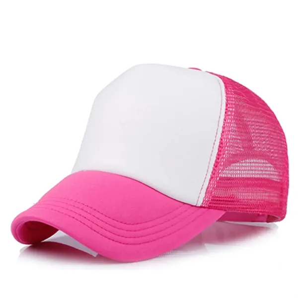 Short Brim Mesh Back Baseball Cap - Short Brim Mesh Back Baseball Cap - Image 8 of 13