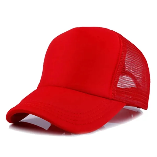 Short Brim Mesh Back Baseball Cap - Short Brim Mesh Back Baseball Cap - Image 10 of 13