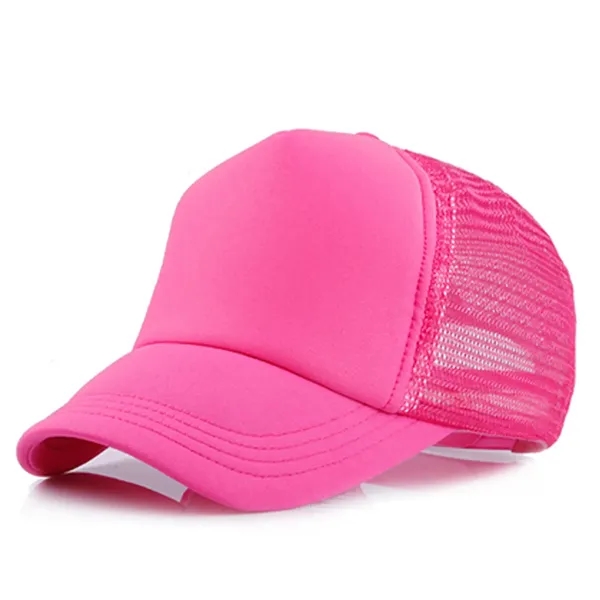 Short Brim Mesh Back Baseball Cap - Short Brim Mesh Back Baseball Cap - Image 11 of 13
