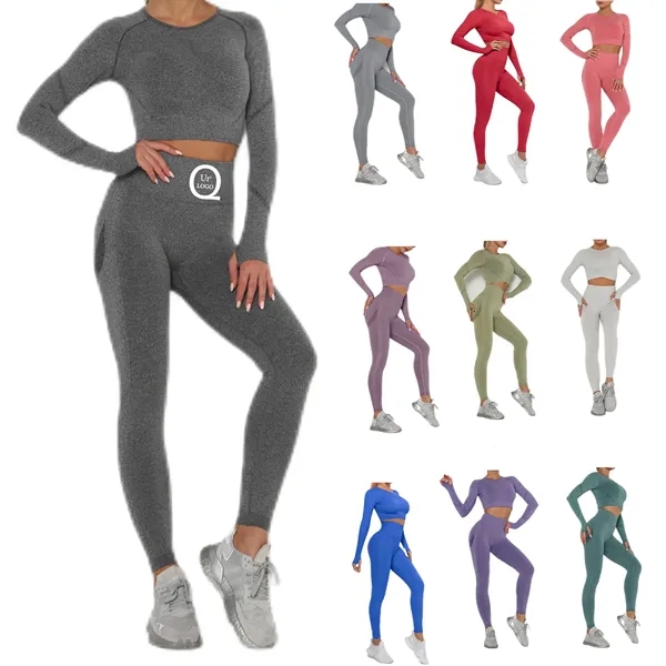 Fitness Yoga Pants Legging Suit - Fitness Yoga Pants Legging Suit - Image 0 of 8