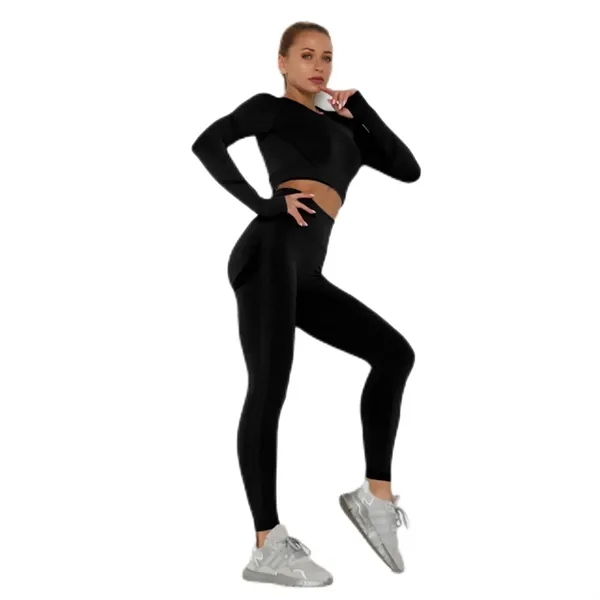 Fitness Yoga Pants Legging Suit - Fitness Yoga Pants Legging Suit - Image 3 of 8
