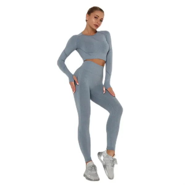 Fitness Yoga Pants Legging Suit - Fitness Yoga Pants Legging Suit - Image 4 of 8
