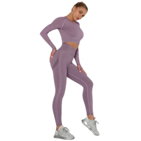 Fitness Yoga Pants Legging Suit - Fitness Yoga Pants Legging Suit - Image 6 of 8