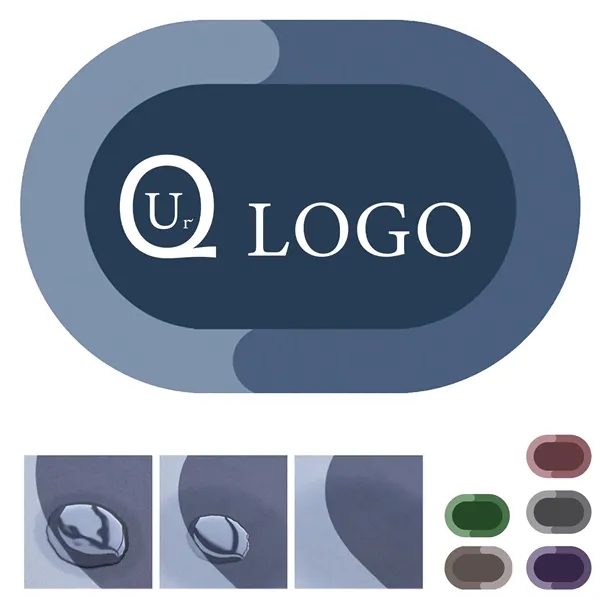 Oval Diatom Mud Bathroom Rug - Oval Diatom Mud Bathroom Rug - Image 0 of 6