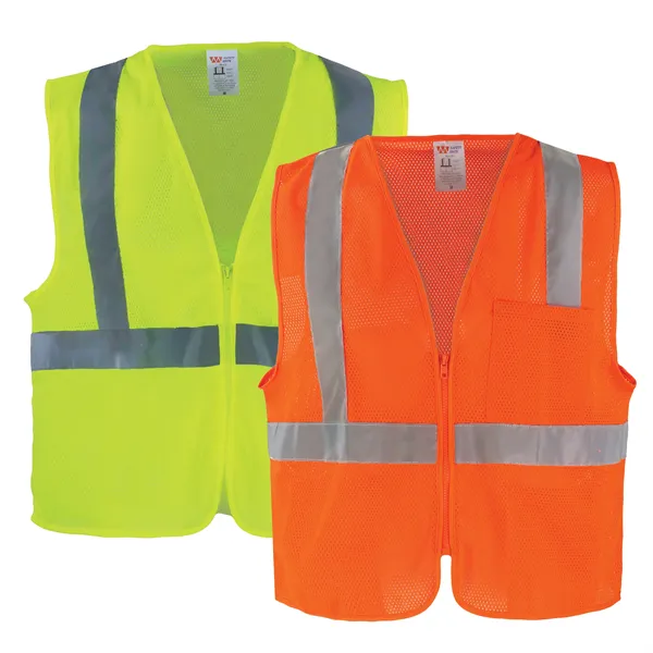 Safety Brite Hi Vis Mesh Vest - Safety Brite Hi Vis Mesh Vest - Image 0 of 8
