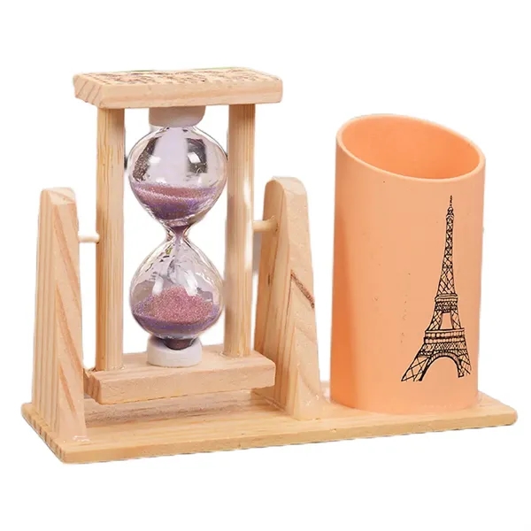 Hourglass With Pencil Holder - Hourglass With Pencil Holder - Image 2 of 3