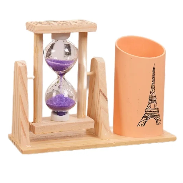 Hourglass With Pencil Holder - Hourglass With Pencil Holder - Image 3 of 3