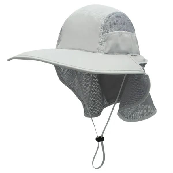 Outdoor Large Brim Neck Cap - Outdoor Large Brim Neck Cap - Image 1 of 7