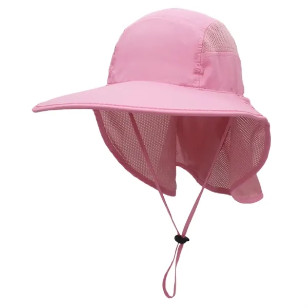 Outdoor Large Brim Neck Cap - Outdoor Large Brim Neck Cap - Image 7 of 7