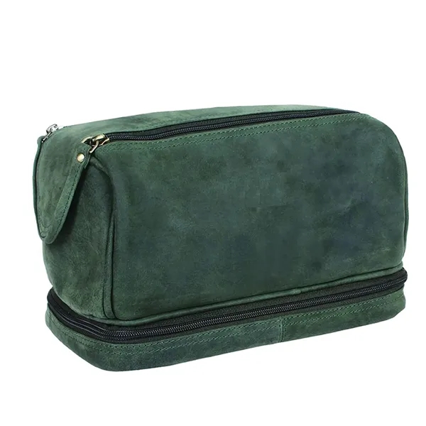 Leather Toiletry Bag - Leather Toiletry Bag - Image 2 of 3