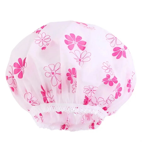 Printed Pattern Shower Caps - Printed Pattern Shower Caps - Image 3 of 4
