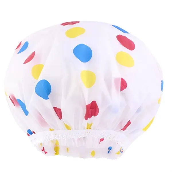 Printed Pattern Shower Caps - Printed Pattern Shower Caps - Image 4 of 4