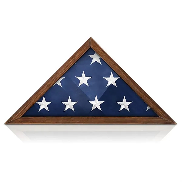 Solid Wood Flag Case - Solid Wood Flag Case - Image 0 of 5