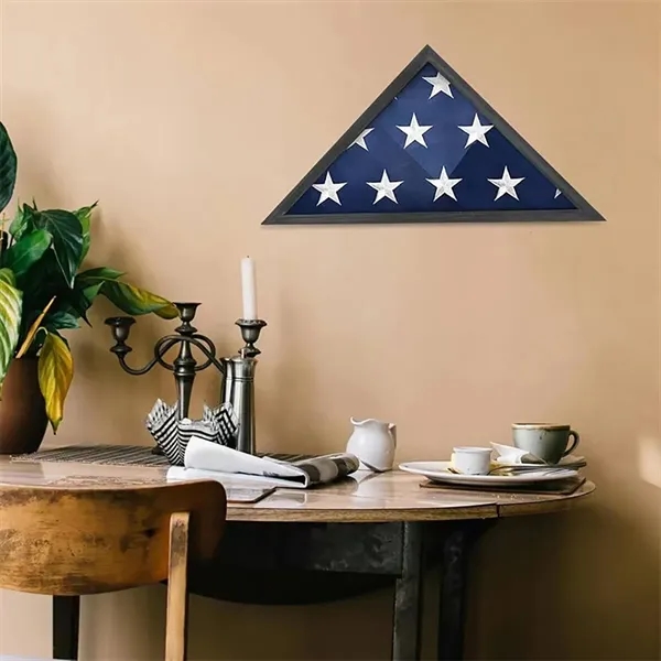 Solid Wood Flag Case - Solid Wood Flag Case - Image 5 of 5
