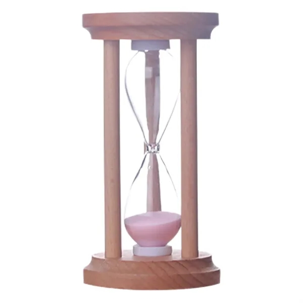 3 Minutes Wooden Hourglass Timer - 3 Minutes Wooden Hourglass Timer - Image 1 of 5