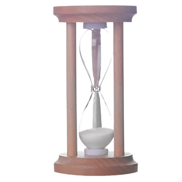 3 Minutes Wooden Hourglass Timer - 3 Minutes Wooden Hourglass Timer - Image 2 of 5