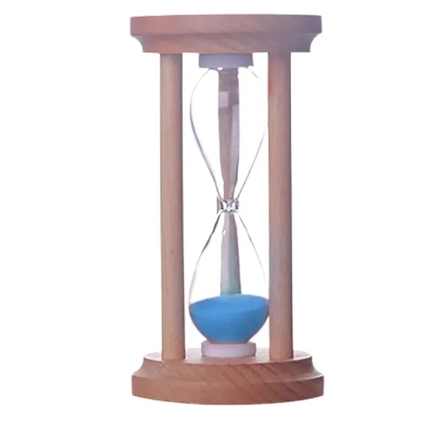 3 Minutes Wooden Hourglass Timer - 3 Minutes Wooden Hourglass Timer - Image 3 of 5