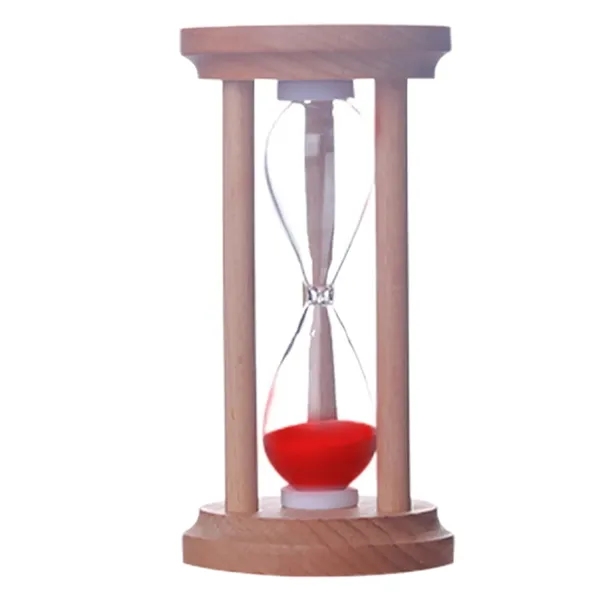 3 Minutes Wooden Hourglass Timer - 3 Minutes Wooden Hourglass Timer - Image 4 of 5
