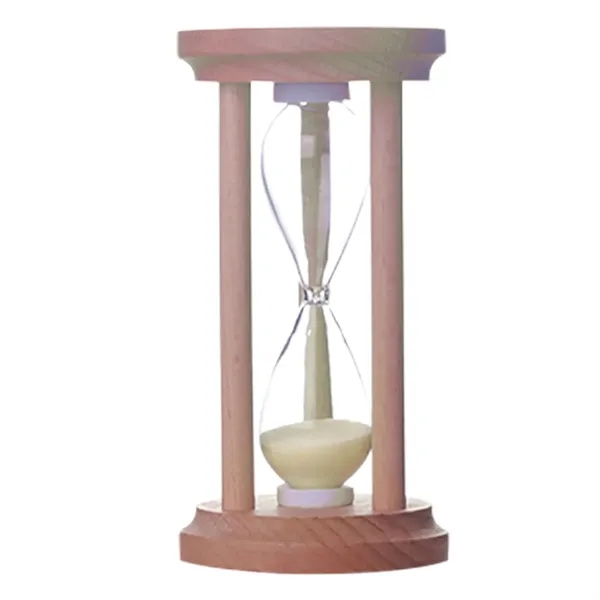 3 Minutes Wooden Hourglass Timer - 3 Minutes Wooden Hourglass Timer - Image 5 of 5