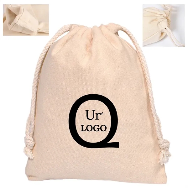 Cotton Drawstring Canvas Bag - Cotton Drawstring Canvas Bag - Image 0 of 1