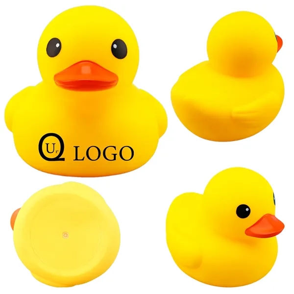 2.36Inch Height Bath Toy Yellow Rubber - 2.36Inch Height Bath Toy Yellow Rubber - Image 0 of 1