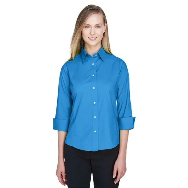 Devon & Jones Women's Perfect Fit™ Three-Quarter Sleeve S... - Devon & Jones Women's Perfect Fit™ Three-Quarter Sleeve S... - Image 8 of 19