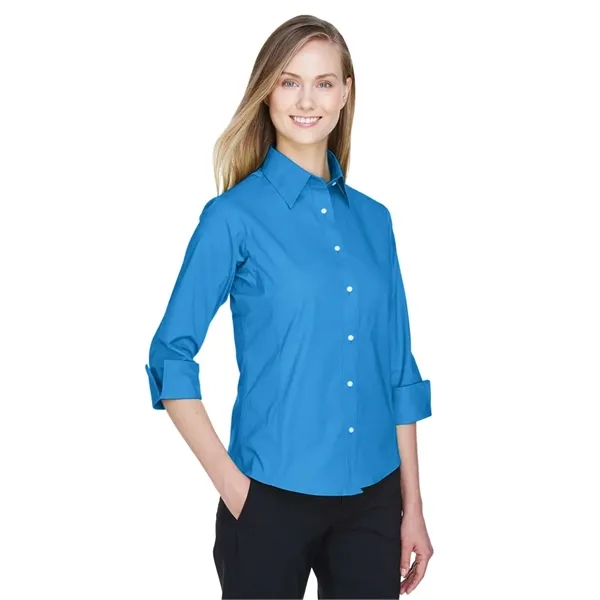 Devon & Jones Women's Perfect Fit™ Three-Quarter Sleeve S... - Devon & Jones Women's Perfect Fit™ Three-Quarter Sleeve S... - Image 9 of 19