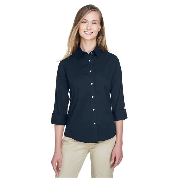 Devon & Jones Women's Perfect Fit™ Three-Quarter Sleeve S... - Devon & Jones Women's Perfect Fit™ Three-Quarter Sleeve S... - Image 13 of 19