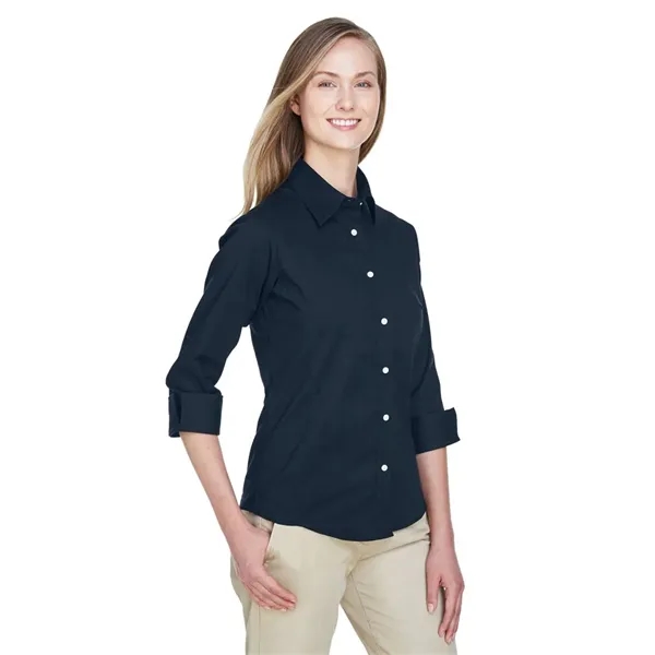 Devon & Jones Women's Perfect Fit™ Three-Quarter Sleeve S... - Devon & Jones Women's Perfect Fit™ Three-Quarter Sleeve S... - Image 14 of 19