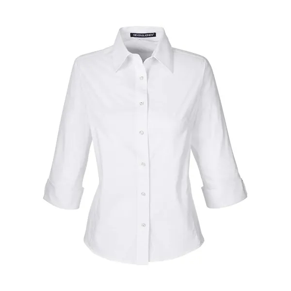 Devon & Jones Women's Perfect Fit™ Three-Quarter Sleeve S... - Devon & Jones Women's Perfect Fit™ Three-Quarter Sleeve S... - Image 16 of 19