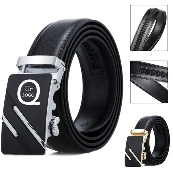 Men Leather Business Belt - Men Leather Business Belt - Image 0 of 2