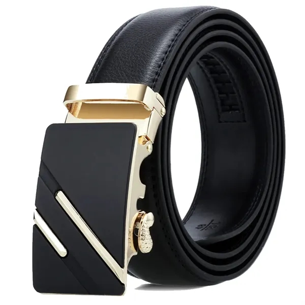 Men Leather Business Belt - Men Leather Business Belt - Image 1 of 2