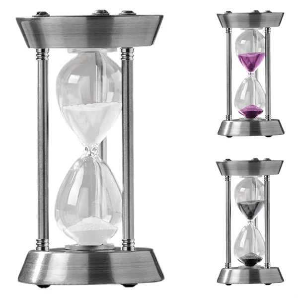 15 Minutes Zinc Plated Hourglass Timer - 15 Minutes Zinc Plated Hourglass Timer - Image 2 of 2
