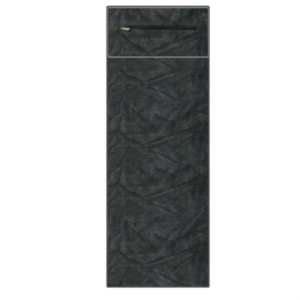 Fitness Towel With Zipper Pocket - Fitness Towel With Zipper Pocket - Image 1 of 1
