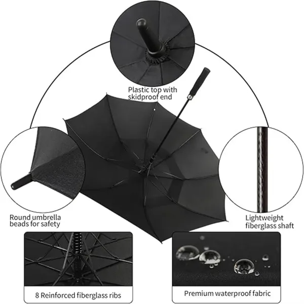 Automatic Double Canopy Golf Umbrella - Automatic Double Canopy Golf Umbrella - Image 1 of 6