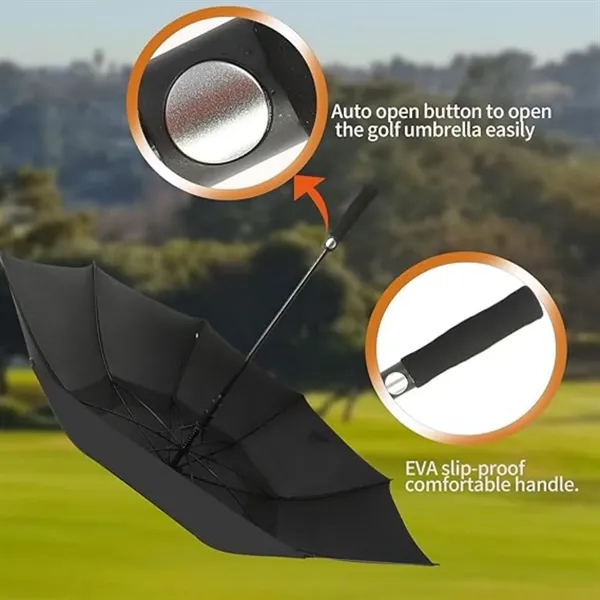 Automatic Double Canopy Golf Umbrella - Automatic Double Canopy Golf Umbrella - Image 3 of 6