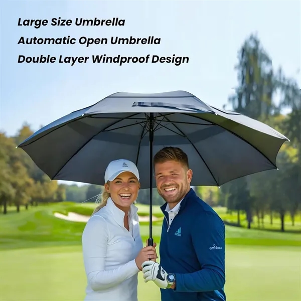 Automatic Double Canopy Golf Umbrella - Automatic Double Canopy Golf Umbrella - Image 6 of 6