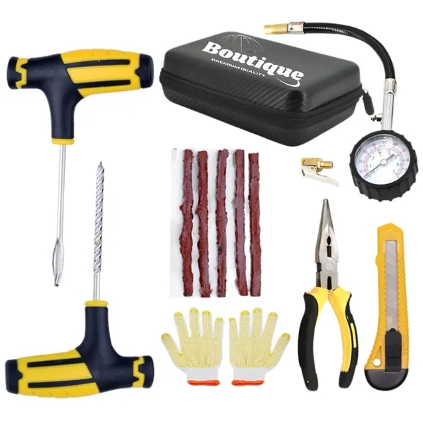 Portable Car Tire Repair  Emergency Kit Tools Set - Portable Car Tire Repair  Emergency Kit Tools Set - Image 0 of 4