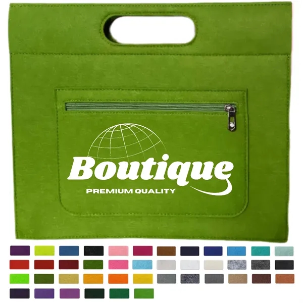 Felt Large Capacity Document Handbag Computer Business Bags - Felt Large Capacity Document Handbag Computer Business Bags - Image 0 of 4