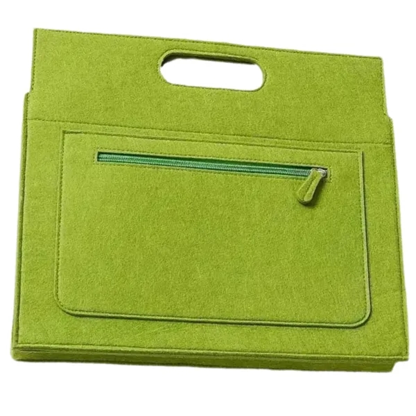 Felt Large Capacity Document Handbag Computer Business Bags - Felt Large Capacity Document Handbag Computer Business Bags - Image 2 of 4
