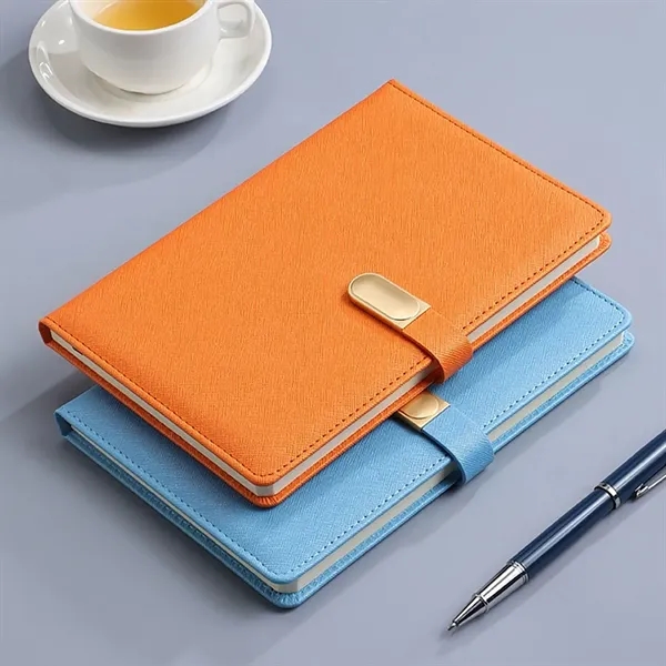 A5 Hardcase Notebook With Metal Magnetic Closure - A5 Hardcase Notebook With Metal Magnetic Closure - Image 3 of 6
