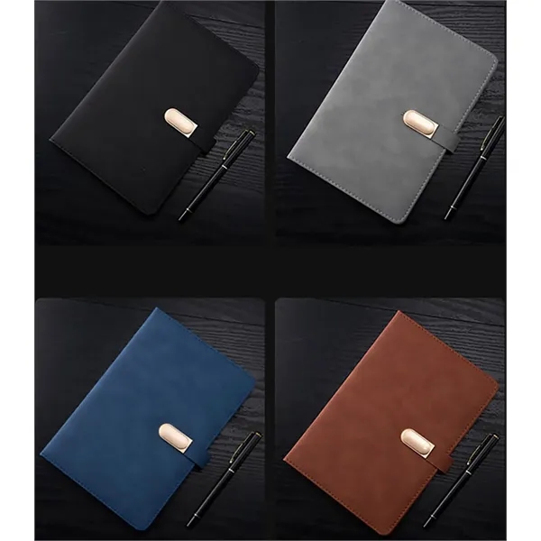A5 Hardcase Notebook With Metal Magnetic Closure - A5 Hardcase Notebook With Metal Magnetic Closure - Image 4 of 6