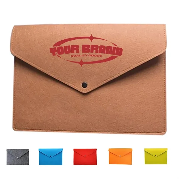 Felt A4 Document Bag Durable Briefcase - Felt A4 Document Bag Durable Briefcase - Image 0 of 6