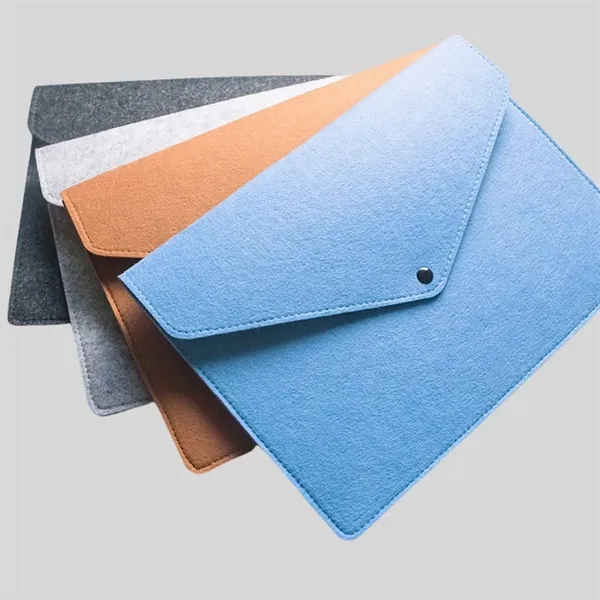 Felt A4 Document Bag Durable Briefcase - Felt A4 Document Bag Durable Briefcase - Image 6 of 6