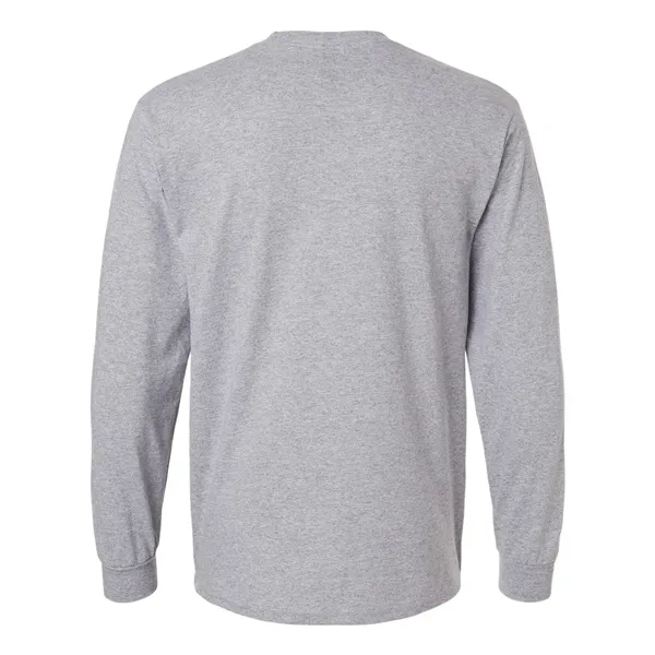 Gildan Unisex Ultra Cotton® Long Sleeve Pocket T-Shirt - Gildan Unisex Ultra Cotton® Long Sleeve Pocket T-Shirt - Image 12 of 12